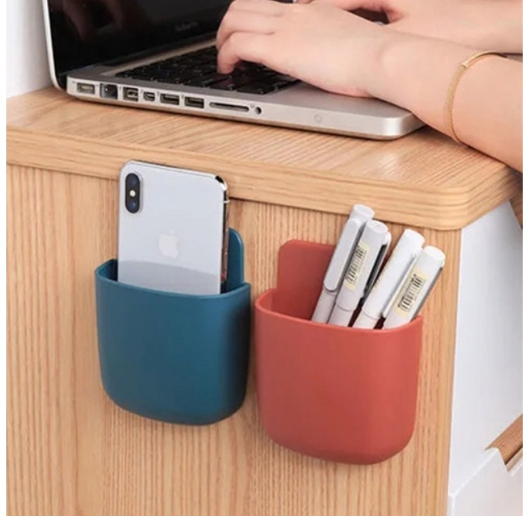 센스라벨 리모컨 거치대 에어컨 휴대폰 충전식거치 부착형, 2p, Gray