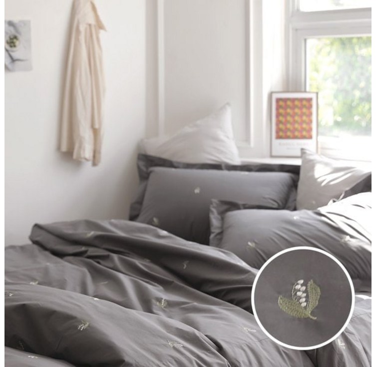 브랜드매장판 파르페 by알레르망 시드 60수 자수 누빔이불 Q