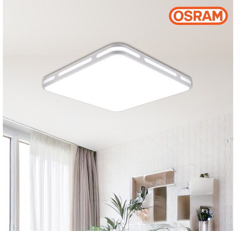 진보 오스람 칩셋 LED 윤슬 방등60W 조명 화이트 플리커프리 국내산