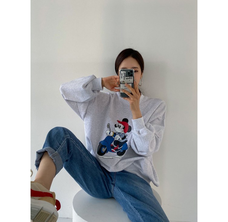 까르 미키맨투맨정품
