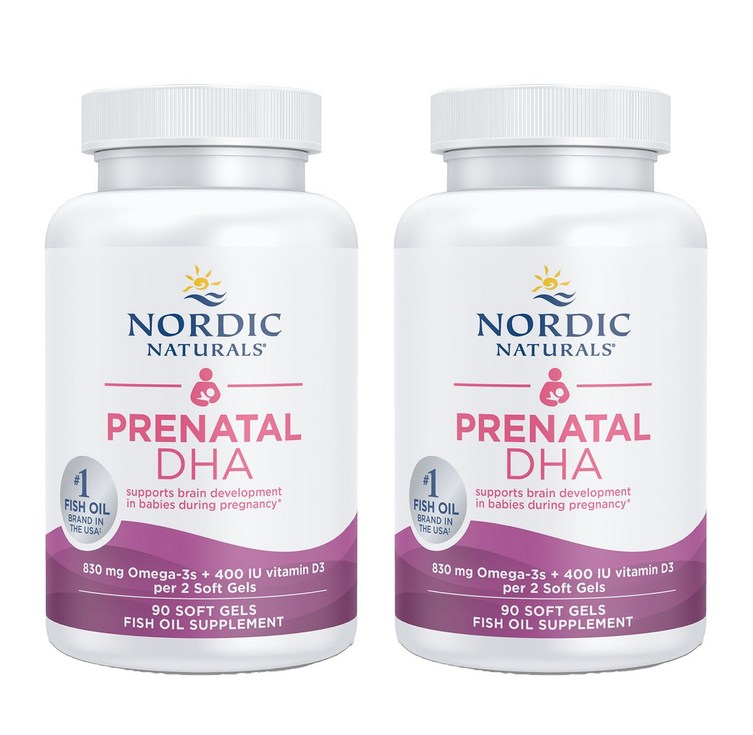 노르딕내츄럴스 프리네이탈 DHA 830mg 오메가3  400IU D3 500mg 소프트젤