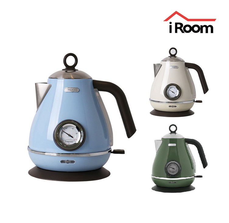 iRoom 전기포트 레드 1.7L, WT3013블루 iRoom 전기포트 레드 1.7L, WT3013블루