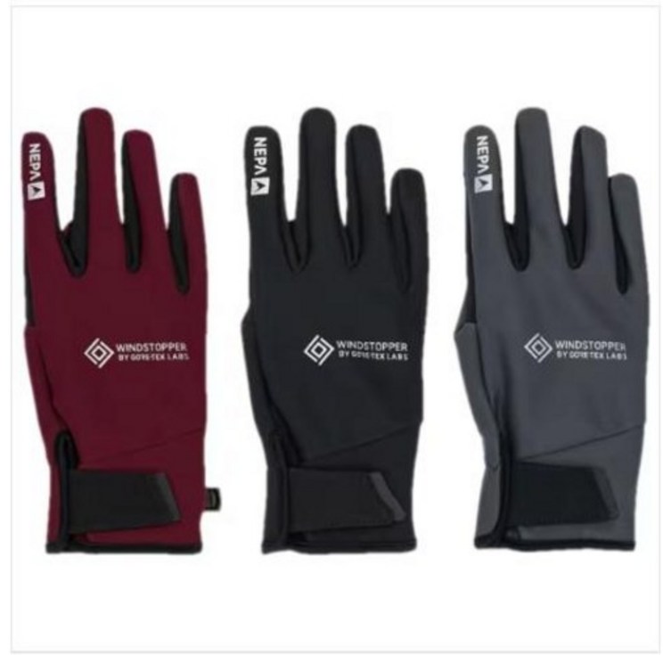 네파NEPA공용 생활방수는 물론이고 최고의 방풍 기능을 가진 장갑으로, 등산, 자전거 등 다양한 아웃도어 활동에 최적화된 스톰 고어텍스 윈드스토퍼 장갑 7KE8103