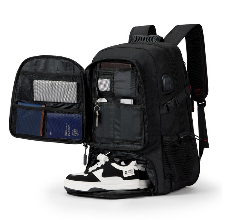 80리터 60리터 대용량 확장 백팩 신발수납 여행용 출장 타프 생활방수 캐리어