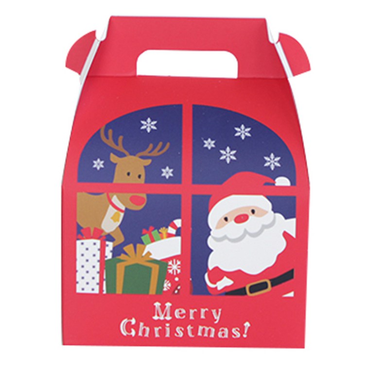 티나피크닉 창문속 산타와 루돌프 손잡이미니상자