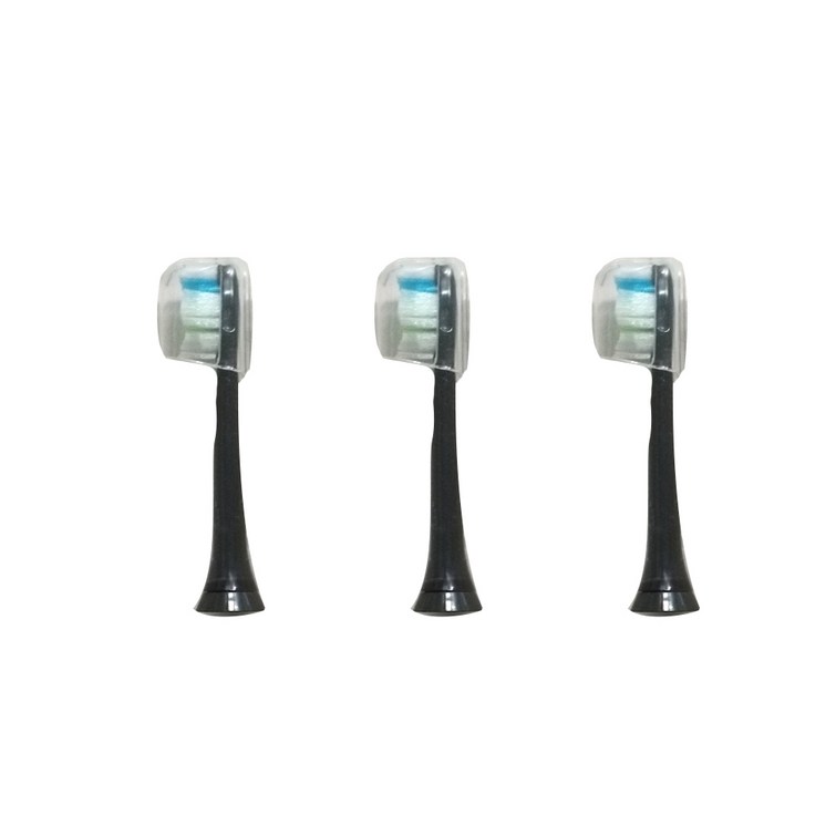 토비메모리 필립스 호환 전동 칫솔모 소닉케어 HX6014 HX6064 다이아몬드클린 블랙 3p, 단일상품, 1개 토비메모리 필립스 호환 전동 칫솔모 소닉케어 HX6014 HX6064 다이아몬드클린 블랙 3p, 단일상품, 1개