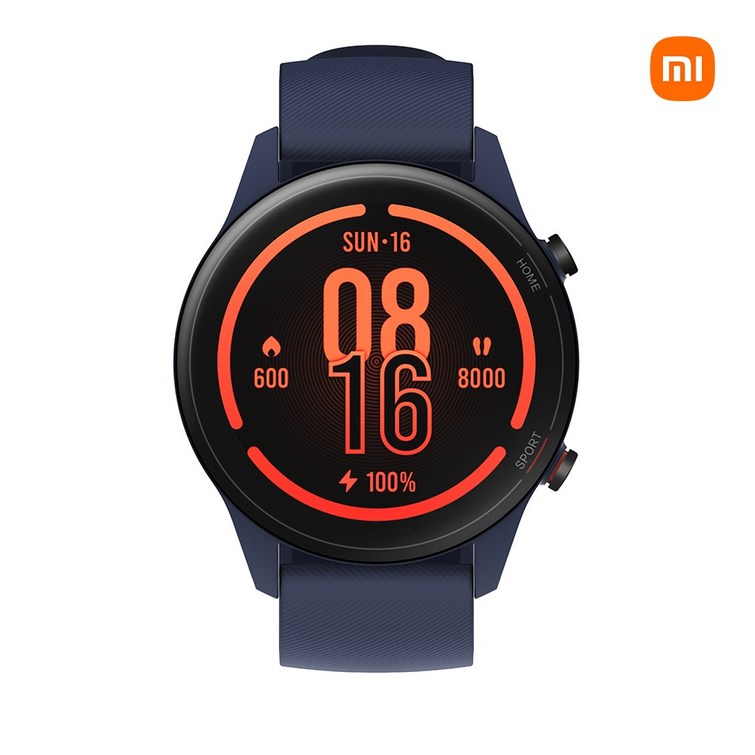 국내정식판 Xiaomi watch 샤오미 미워치 XMWTCL02 국내배송AS, 네이비