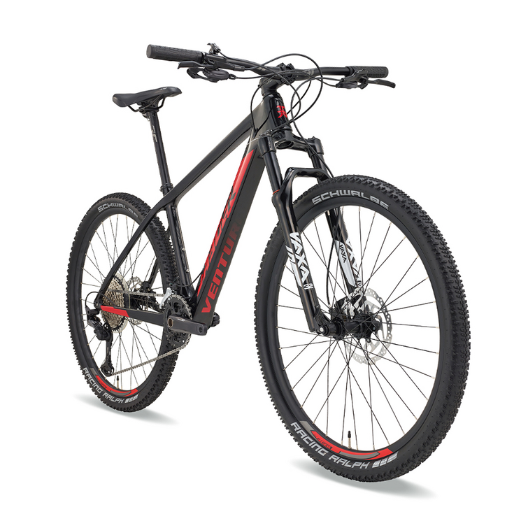 올인원팩 삼천리자전거 예거 벤츄라8 27.5 데오레XT24단 산악 카본MTB자전거 XC하드테일 프레임 리모트서스펜션, 블랙레드, 1개